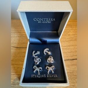 Sterling‎ Silver Earrings Set